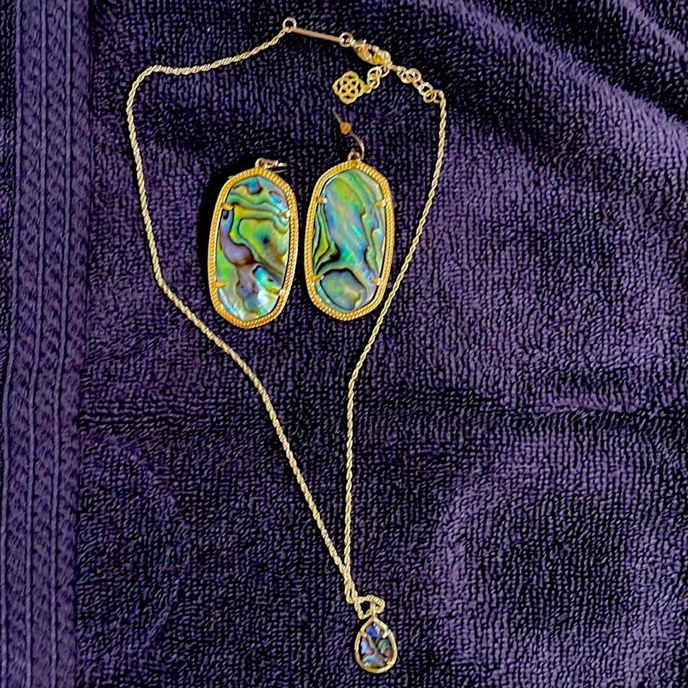 Necklace and earrings